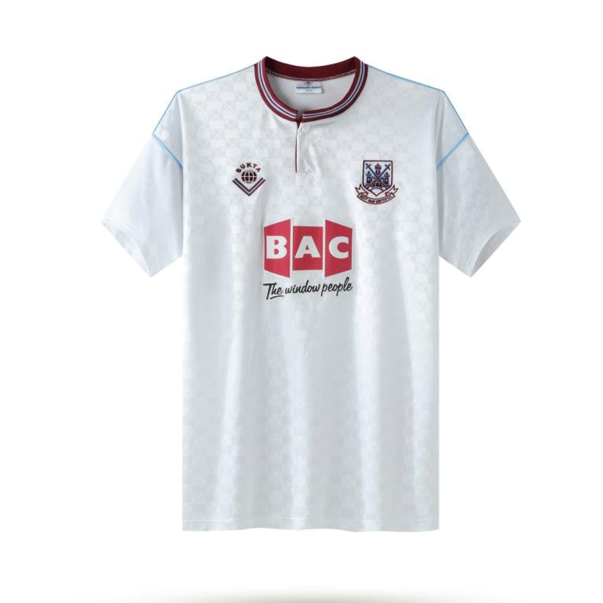 Retro 89/90 West Ham United Away White Jersey