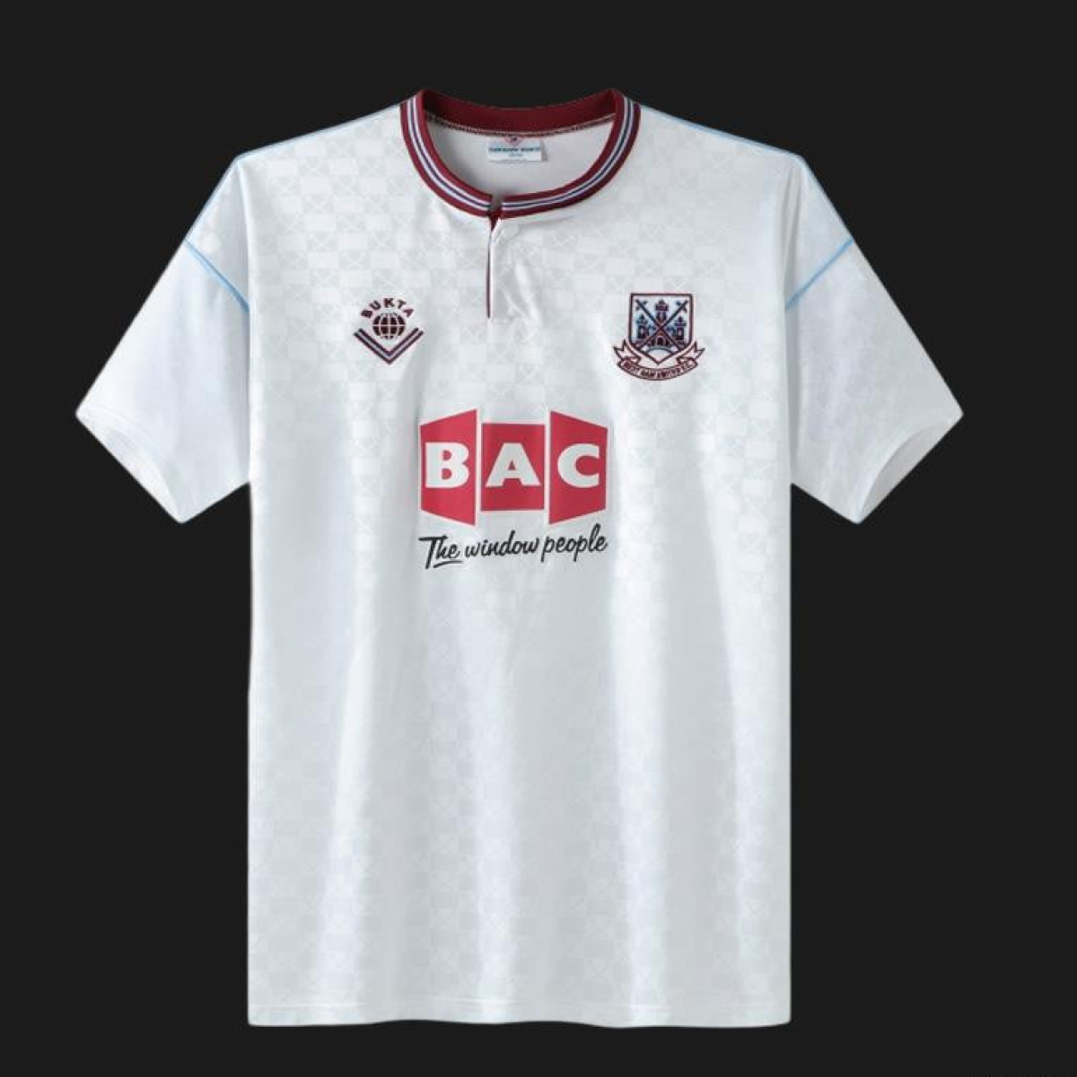 Retro 89/90 West Ham United Away White Jersey