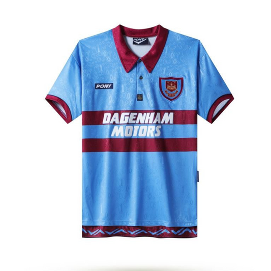 Retro 95/97 West Ham United Away Blue Jersey