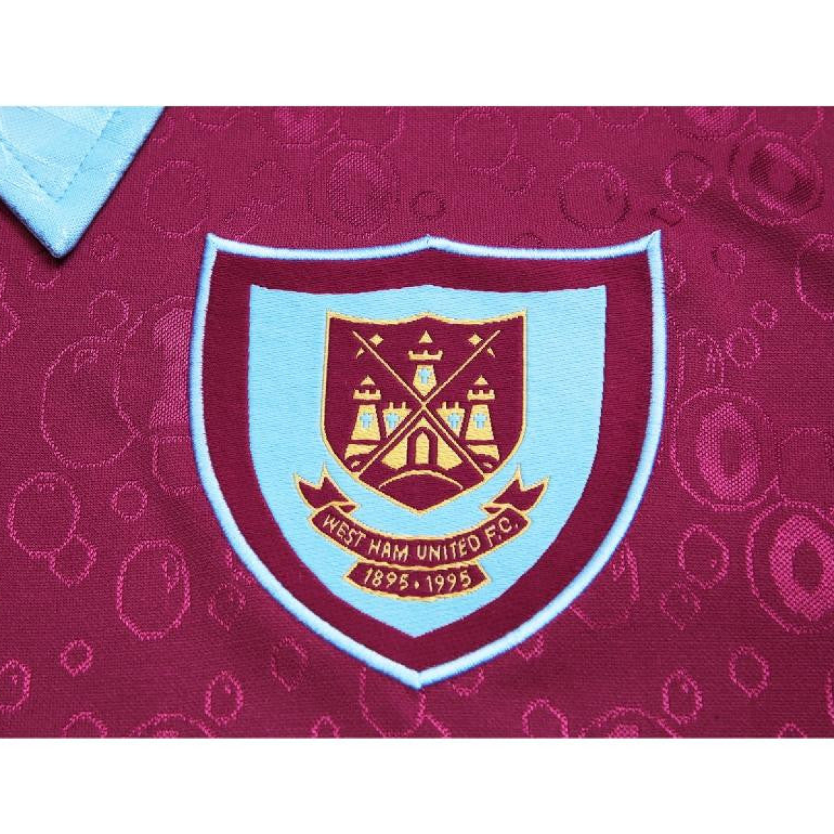Retro 95/97 West Ham United Long Sleeve Home Jersey