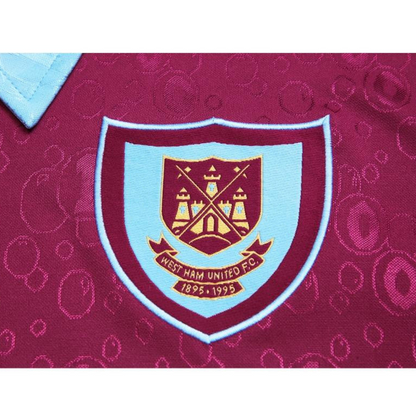 Retro 95/97 West Ham United Long Sleeve Home Jersey