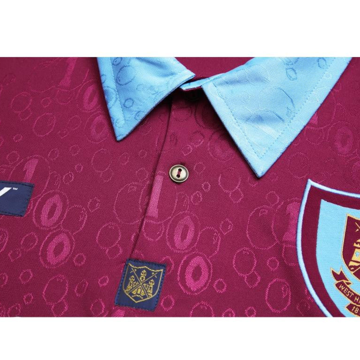 Retro 95/97 West Ham United Long Sleeve Home Jersey