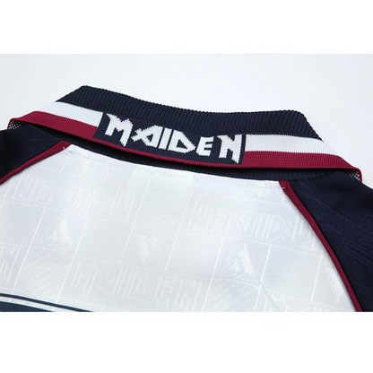 Retro 99/01 West Ham X Iron Maiden Away White Jersey