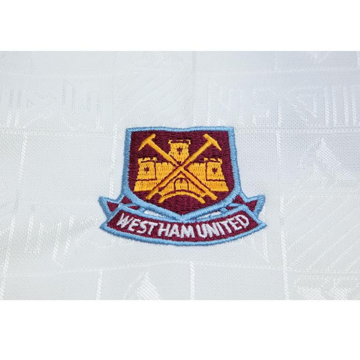 Retro 99/01 West Ham X Iron Maiden Away White Jersey