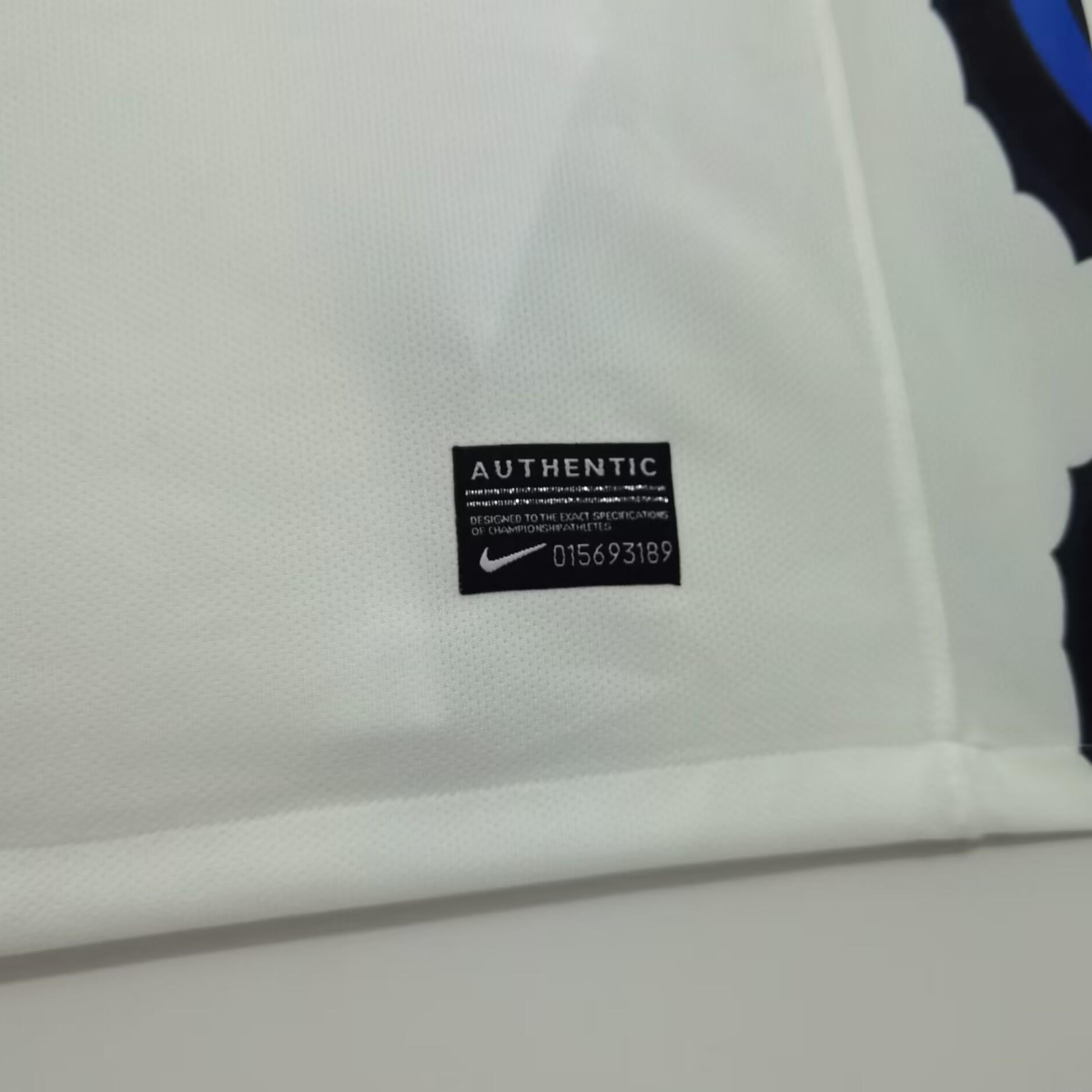 Retro 10/11 Inter Milan Away White Jersey With Full Patches