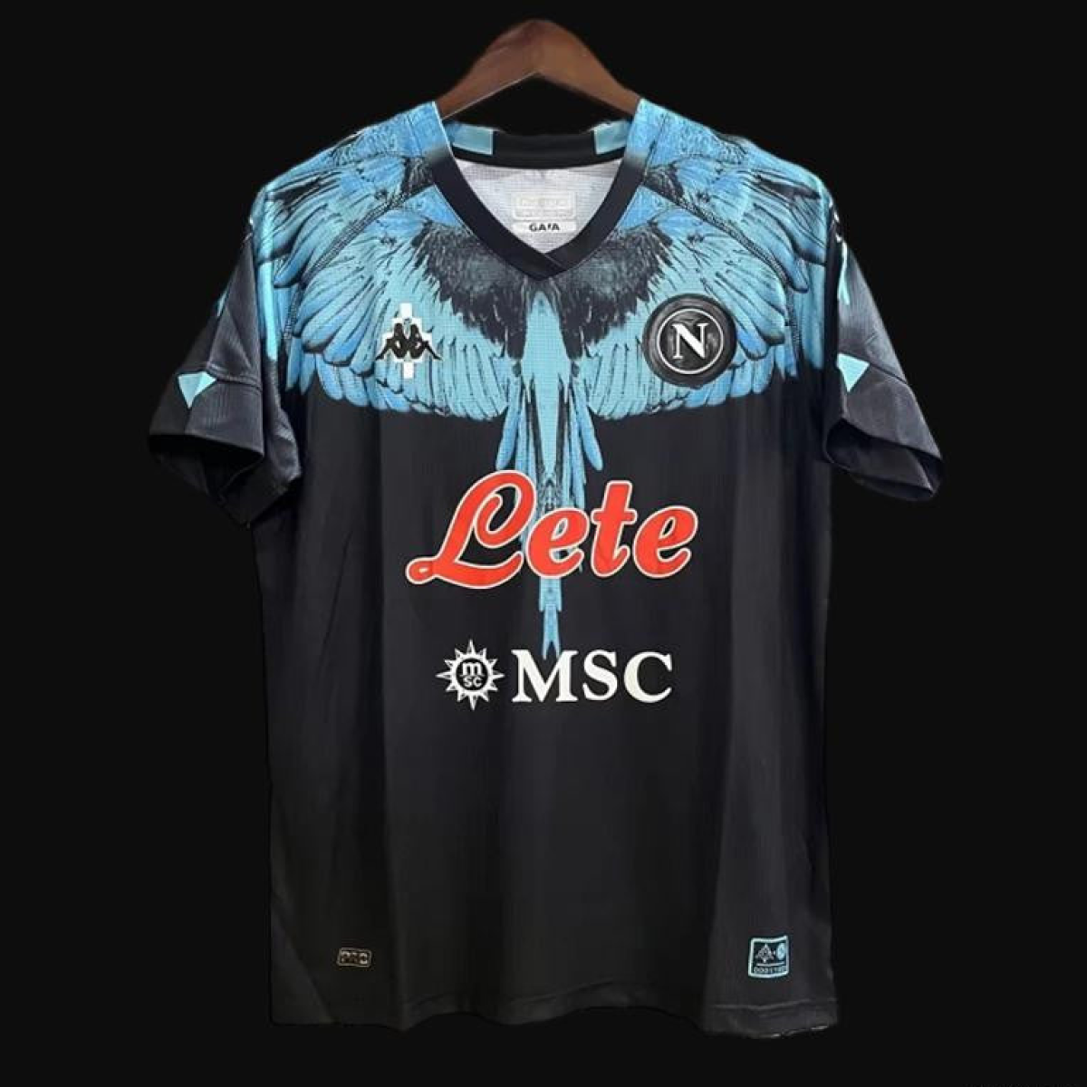20/21 Kappa X Marcelo Burlon Napoli Black Jersey