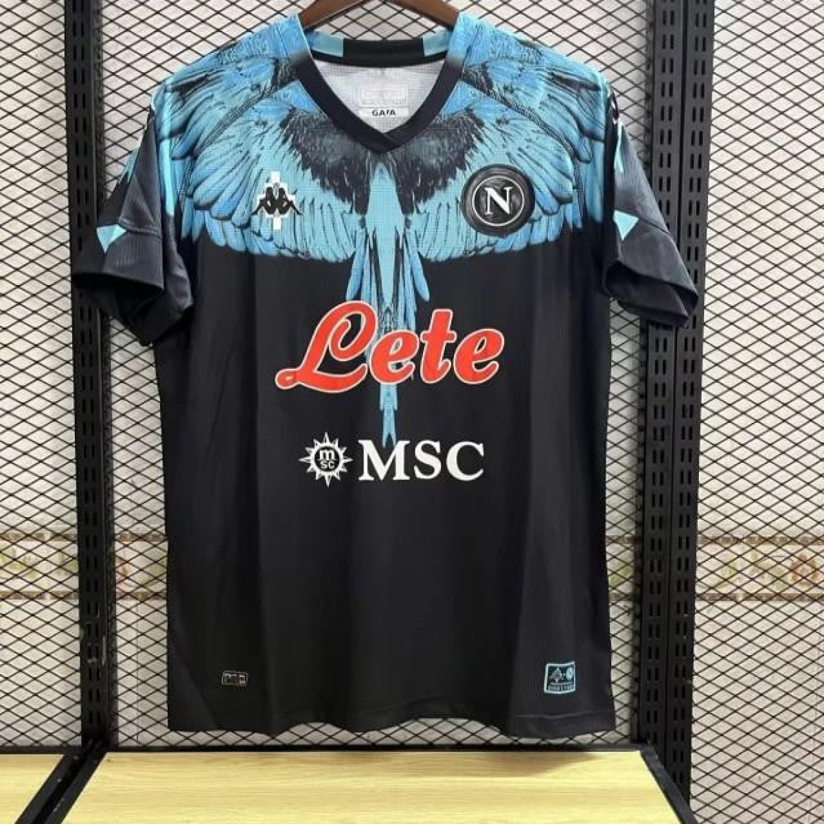 20/21 Kappa X Marcelo Burlon Napoli Black Jersey