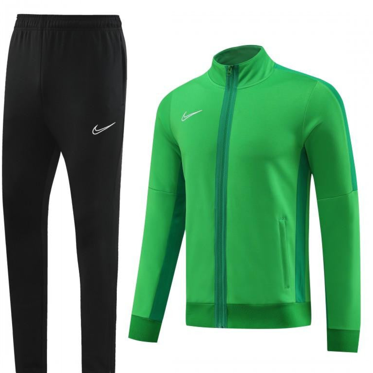 2023 Nike Green Full Zipper Jacket +Pants