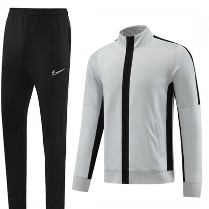 2023 Nike Grey Full Zipper  Jacket +Pants