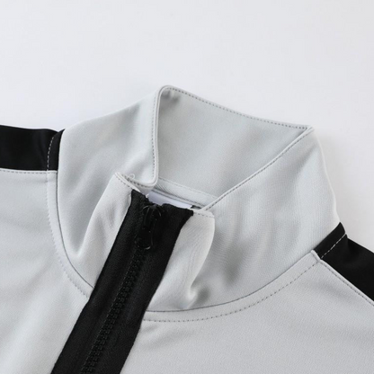 2023 Nike Grey Full Zipper  Jacket +Pants