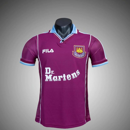 Retro 99/01 West ham United Home Soccer Jersey