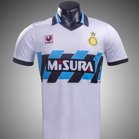 RETRO 90/91 Inter Away Soccer Jersey