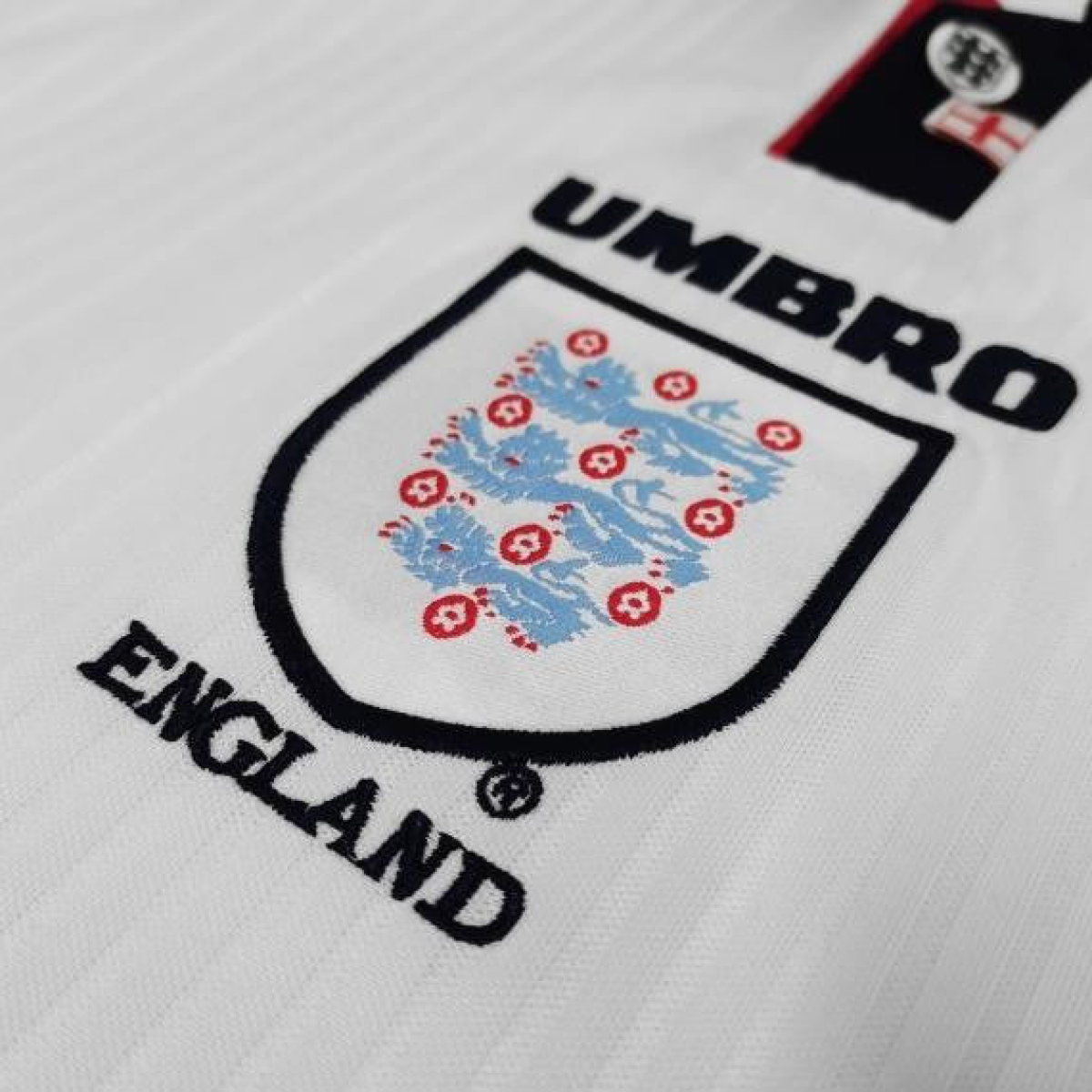 Retro Kids 1998 England Home Soccer Jersey