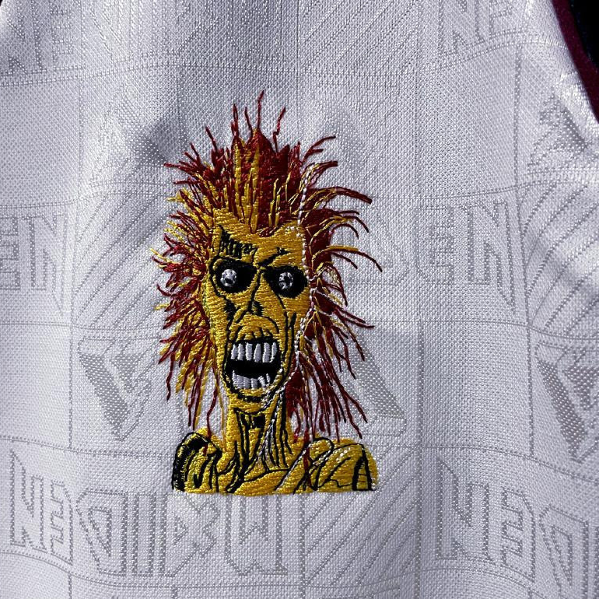 Retro 1999 West Ham Iron Maiden Away Soccer Jersey