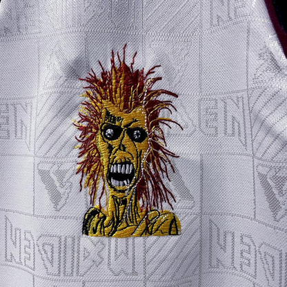 Retro 1999 West Ham Iron Maiden Away Soccer Jersey