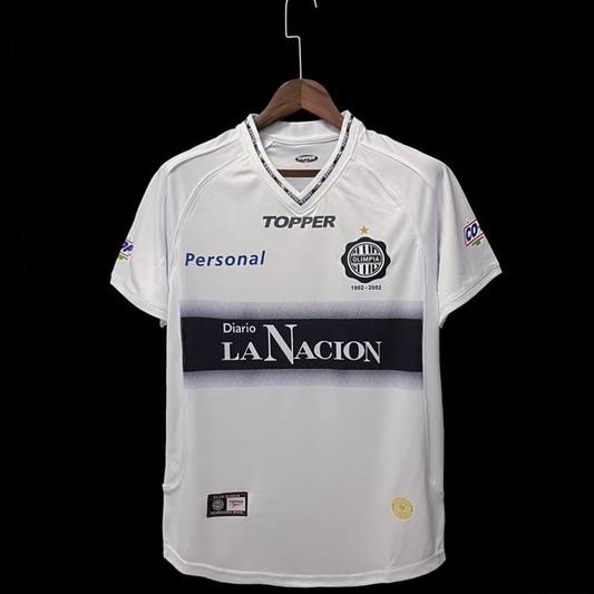 Retro 02 03 Olimpia Home Soccer Jersey