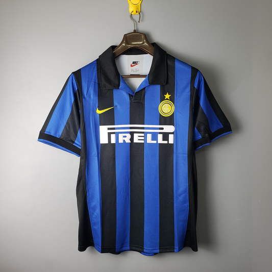 1998 models short-sleeved retro Inter Soccer Jersey