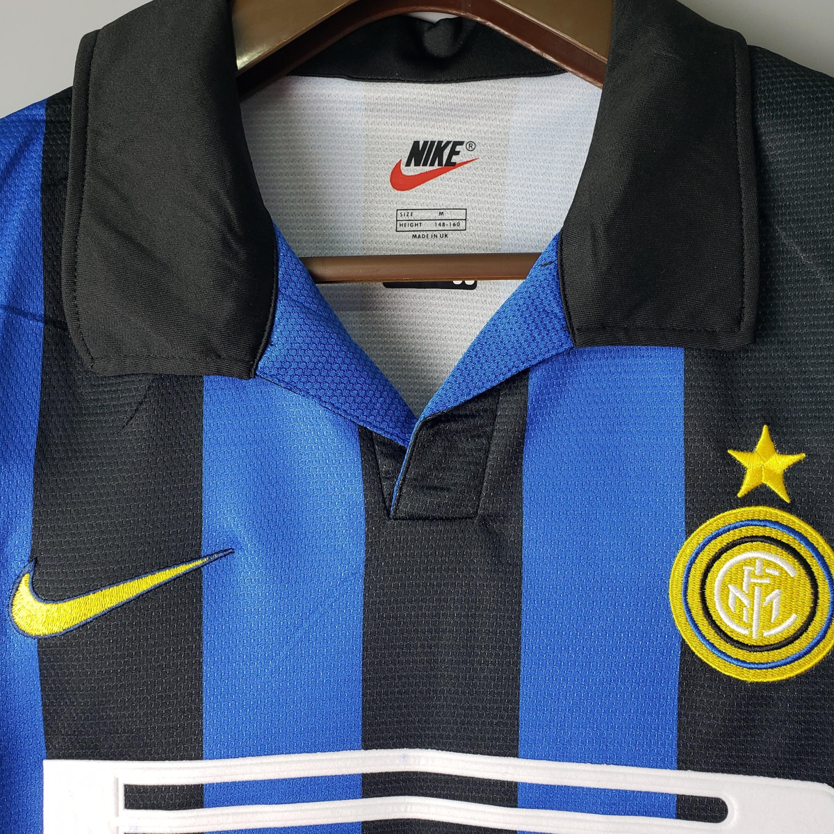 1998 models short-sleeved retro Inter Soccer Jersey