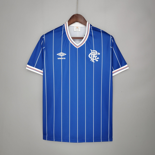 Retro Rangers 82/83 home Soccer Jersey