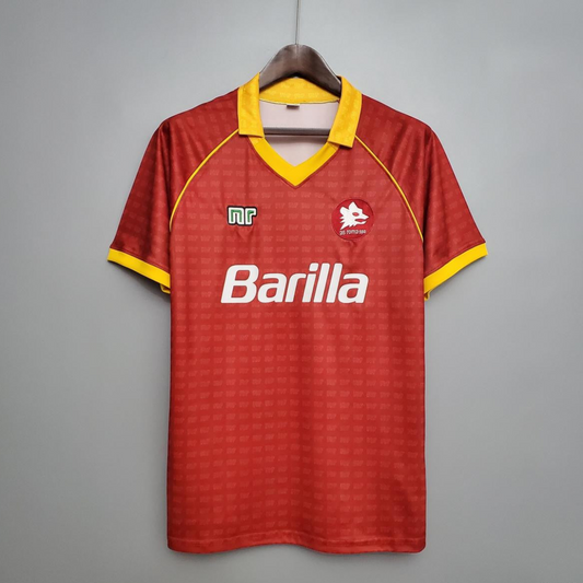 Retro Roma 90/91 home Soccer Jersey