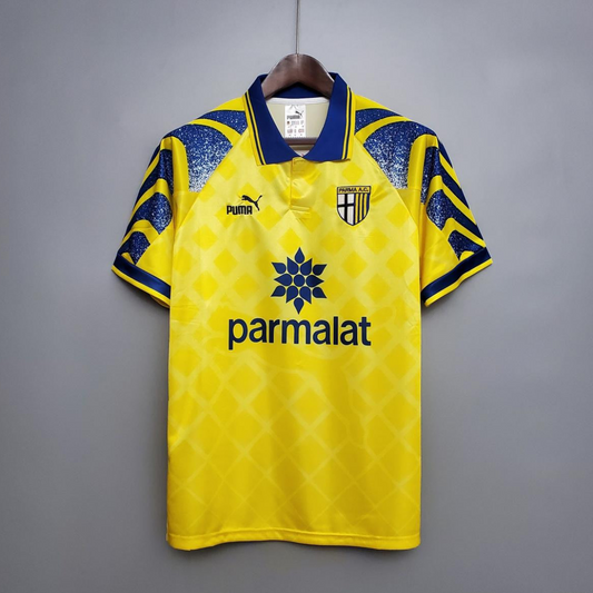 Retro Parma 95/97 Yellow Soccer Jersey