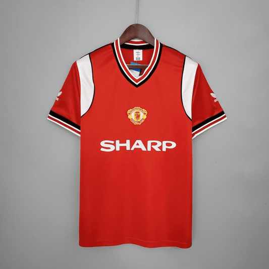 Retro Manchester United 85/86 home Soccer Jersey