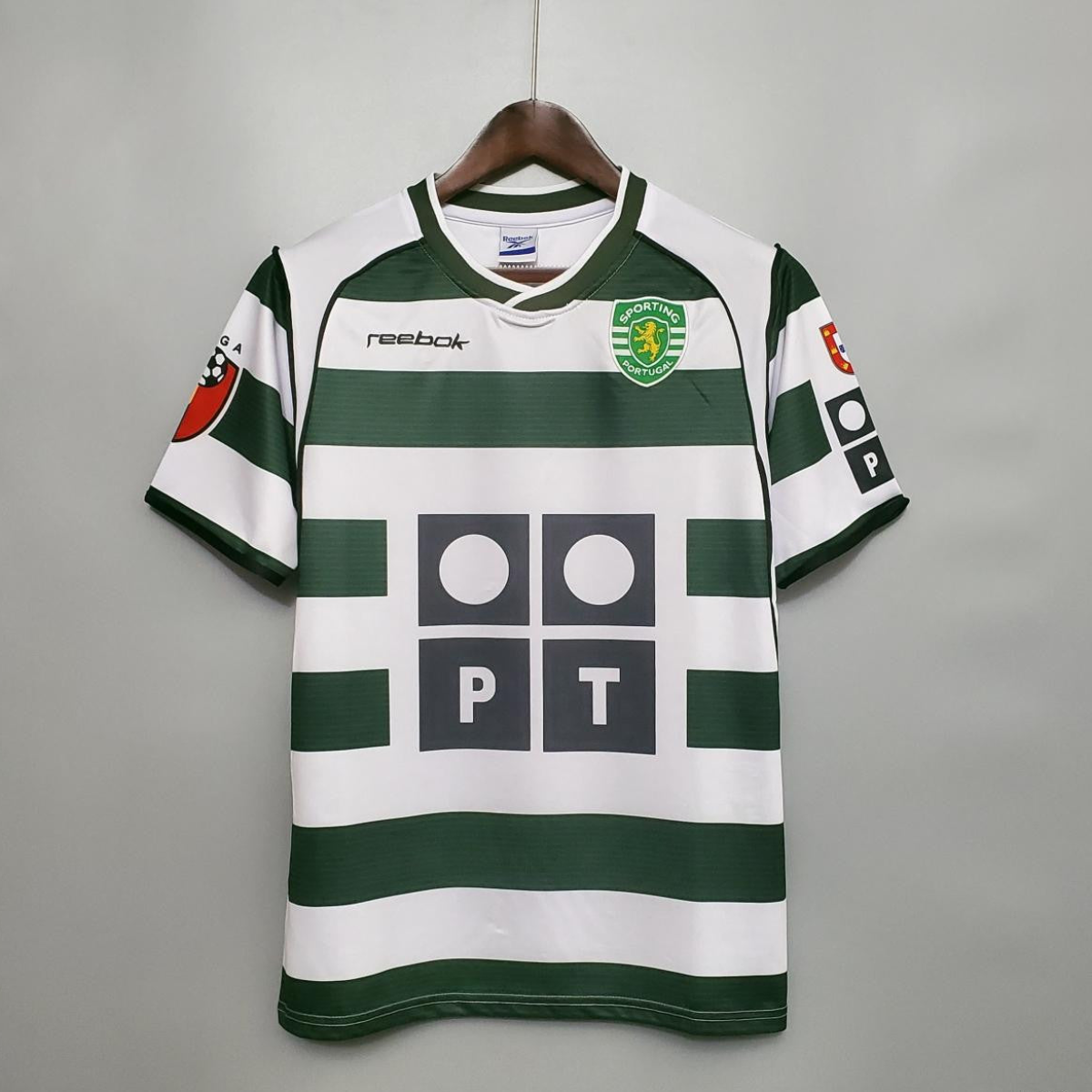 Retro Sporting Lisbon 01/03 home Soccer Jersey