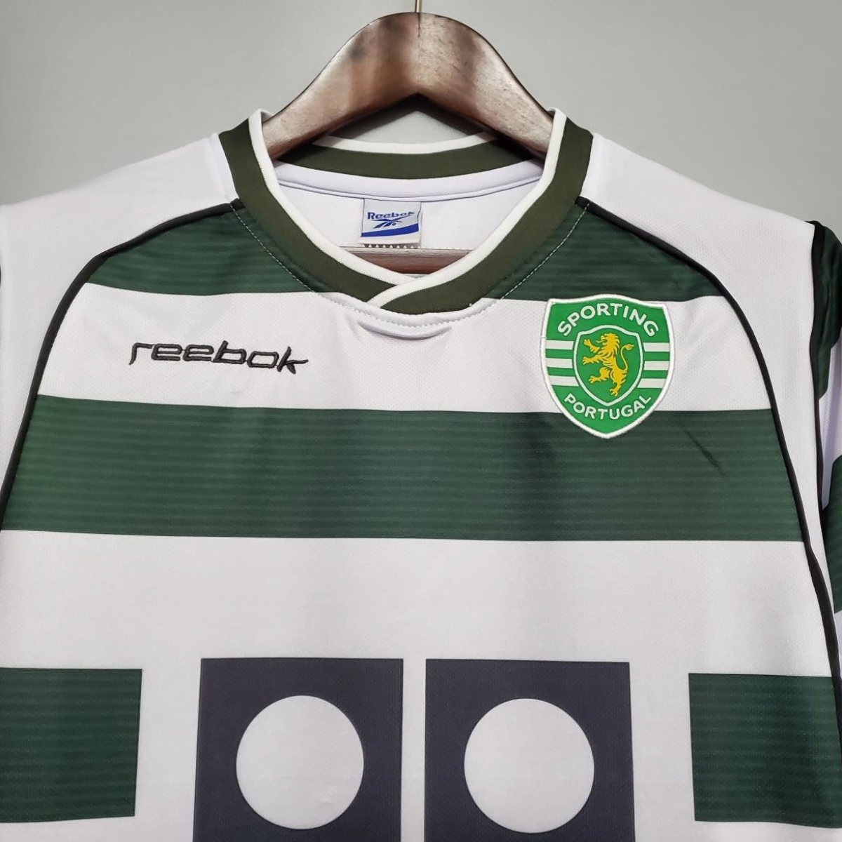 Retro Sporting Lisbon 01/03 home Soccer Jersey