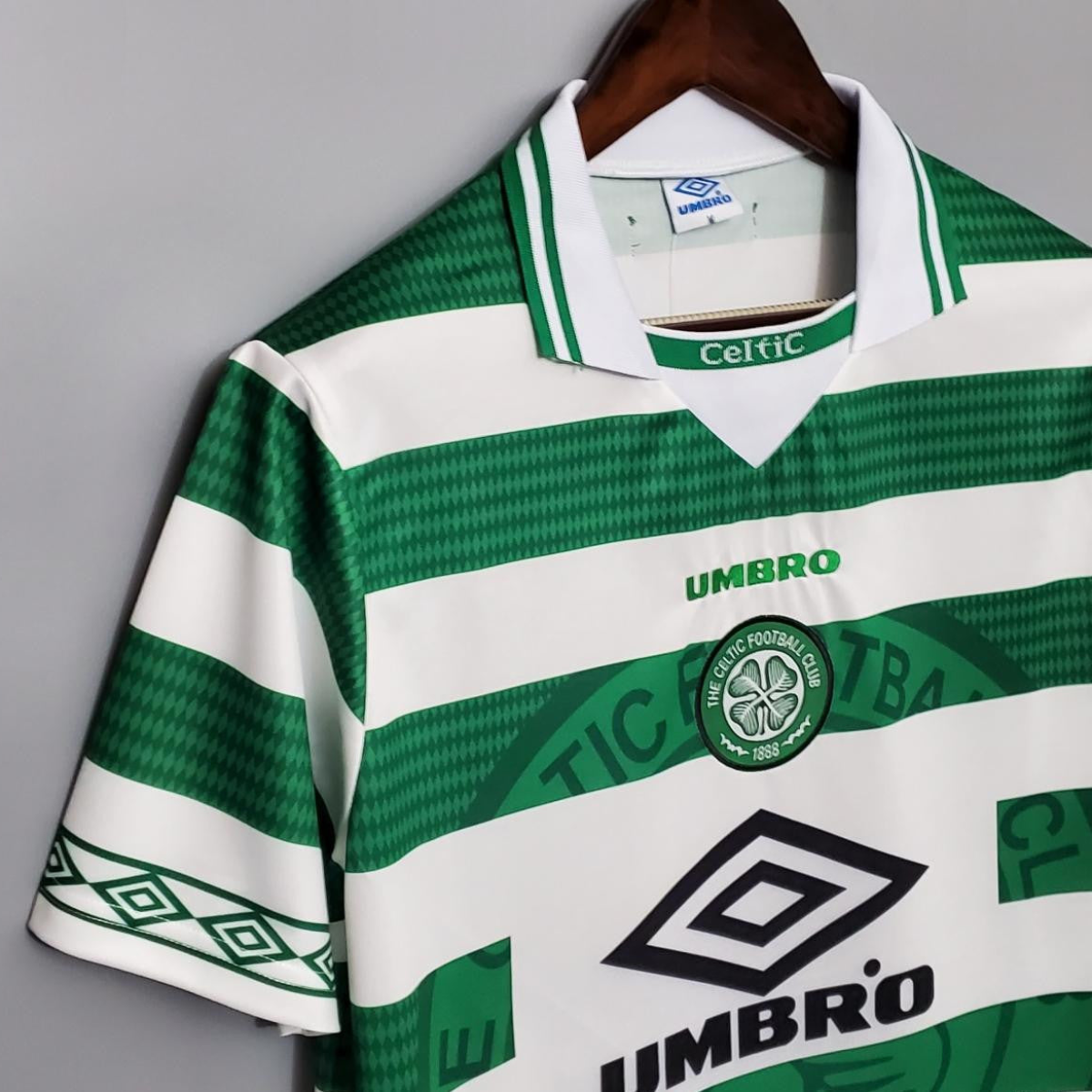 Retro 98/99 Celtic home Soccer Jersey