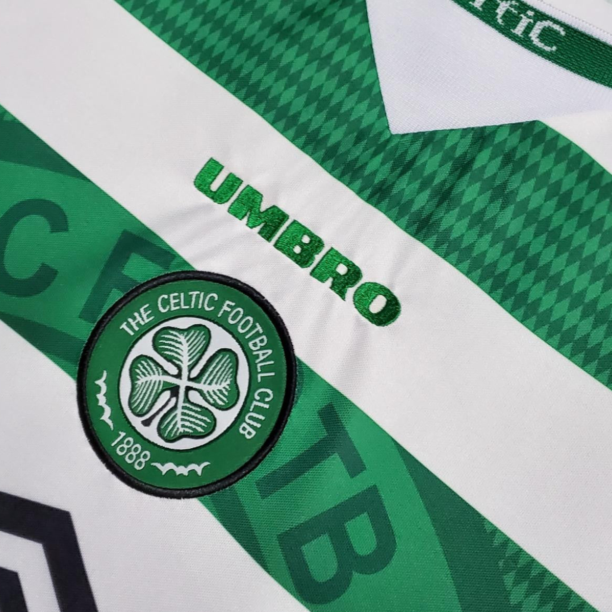 Retro 98/99 Celtic home Soccer Jersey