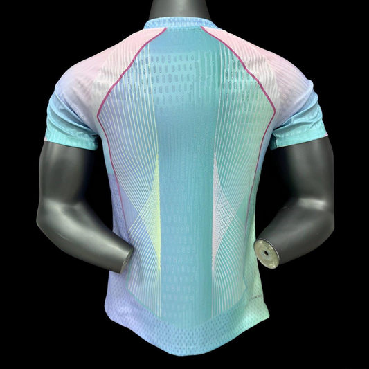 Player Version 25/26 FC Barcelona Mint Green with Pink Trim Jersey