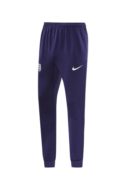 2024 England Navy Full Zipper Jacket +Long Pants